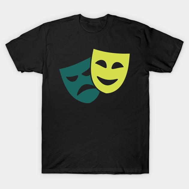 Theater masks T-Shirt by Designzz